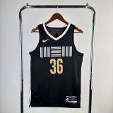Memphis Grizzlies City Edition Black #36 SMART 1:1 Quality NBA Jerseys 2024