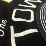 Golden State Warriors Black V-Neck City  Edition   #11 THOMPSON 1:1 Quality NBA Season Jerseys 2019