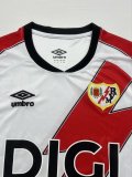 Rayo Vallecano Home Fans   1:1 Quality Soccer Jersey   25-26