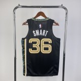 Memphis Grizzlies stripe Black #36 SMART 1:1 Quality NBA Jerseys 2023