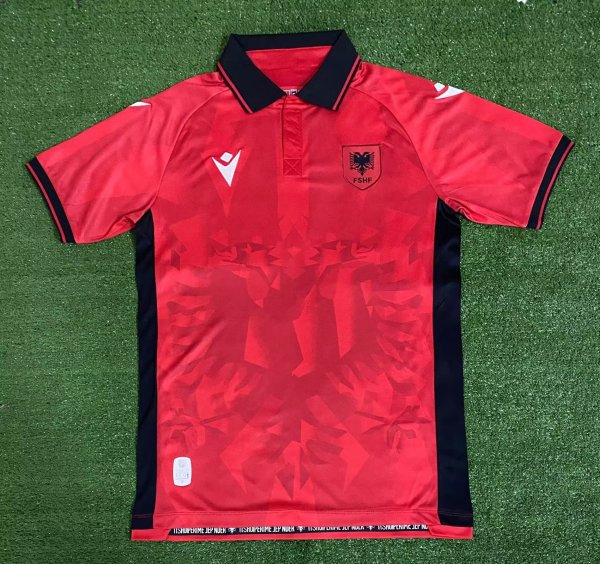 Albania Home Fans  1:1 Quality Soccer Jersey  23-24