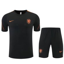 Netherlands Training Black With Pants Sets (16-2XL) 1:1 Quality Soccer Jersey  26-27（2026）