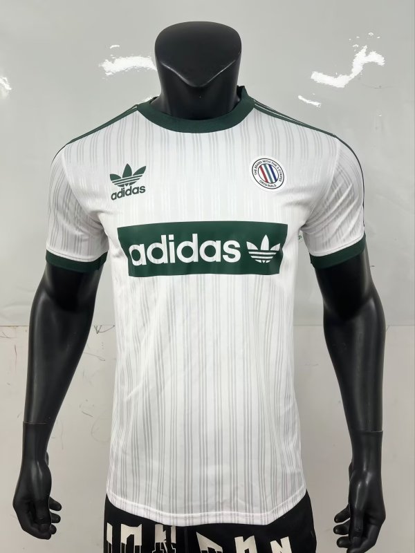 Adidas Clover Oasis  T-shirt  Blue Fans 1:1 Quality Soccer Jersey  25-26