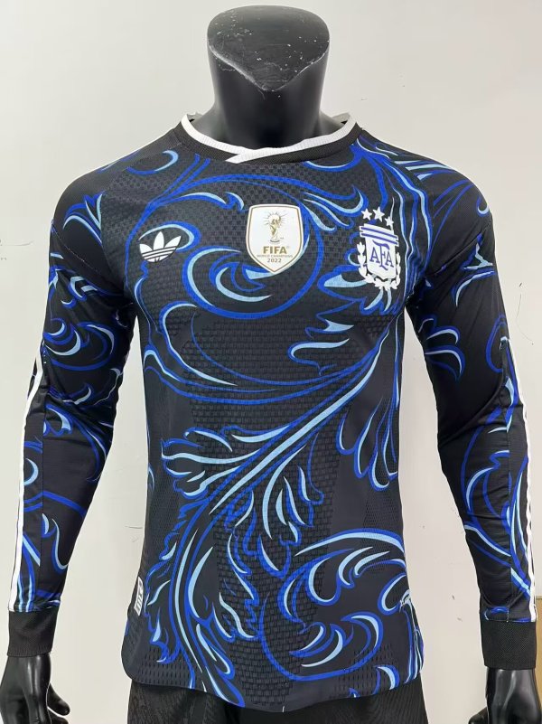 Argentina Away Long Player 1:1 Quality Soccer Jersey 26-27（2026）