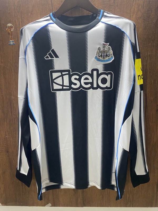 Newcastle Long  Home Fans 1:1 Quality Soccer Jersey 25-26