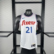 Philadelphia 76ers   City Edition #21 EMBIID  NBA Jerseys  2025