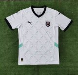 Austria away Fans 1:1 Quality Soccer Jersey  24-25