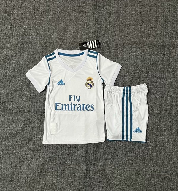 Retro Real Madrid  home Kids  2017-2018