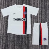 Retro PSG Paris  Away Kids 1:1 Quality Soccer Jersey  2002-2003