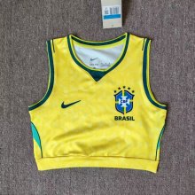 Brazil Women Vest Fans 1:1 Quality Soccer Jersey 26-27 (2026)