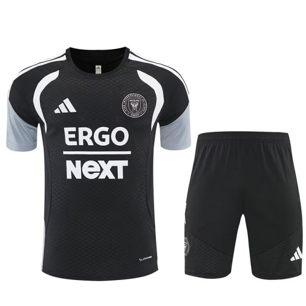 miami Training  Fans Kits Black (Kids And Man 16-2XL) 1:1 Quality Soccer Jersey 26-27