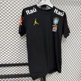 Brazil T-shirt  Fans Black 1:1 Quality Soccer Jersey  26-27 (2026)