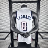 USA Los Angeles Clippers White  #8 LEONARD 1:1 Quality NBA  Season Jerseys  2024