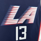 Los Angeles Clippers City Edition Blue  #13 GEORGE  1:1 Quality NBA  Season Jerseys 2019