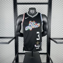 Los Angeles Clippers  Black #3 PAUL 1:1 Quality NBA  Season Jerseys 2023