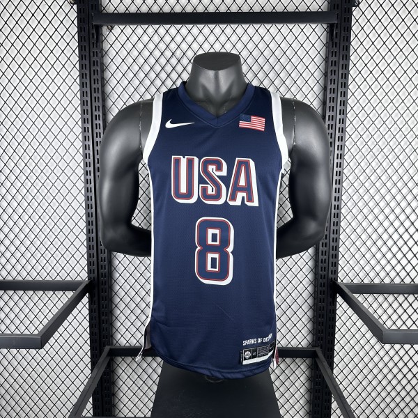 USA Los Angeles Clippers Blue #8 LEONARD 1:1 Quality NBA  Season Jerseys  2024