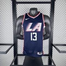 Los Angeles Clippers City Edition Blue  #13 GEORGE  1:1 Quality NBA  Season Jerseys 2019