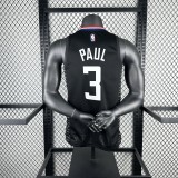 Los Angeles Clippers  Black #3 PAUL 1:1 Quality NBA  Season Jerseys 2023