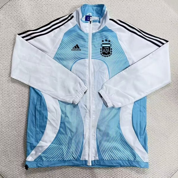 Argentina Windbreaker Blue White 1:1 Quality Soccer Jersey 26-27 （2026）