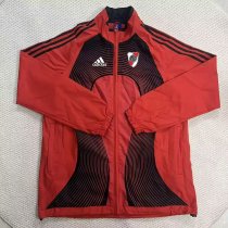 river Windbreaker Black Red 1:1 Quality Soccer Jersey 26-27