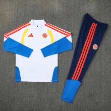 Colombia  Training Tracksuit White (Kids And Man 16-2XL)  1:1  25-26