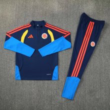 Colombia  Training Tracksuit Blue (Kids And Man 16-2XL)  1:1  25-26
