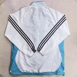 spain  Windbreaker Blue White 1:1 Quality Soccer Jersey 26-27