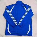 Leicester City Windbreaker Blue White 1:1 Quality Soccer Jersey 26-27