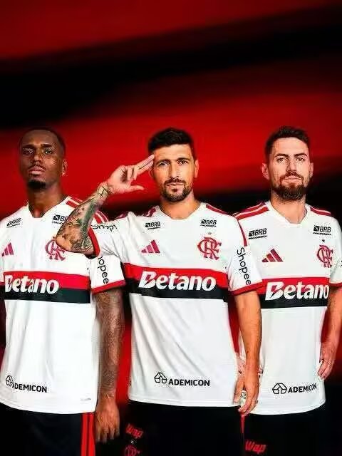 Flamengo Away Kids  Fans 1:1 Quality Soccer Jersey 26-27