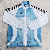 Adidas  Windbreaker Blue White 1:1 Quality Soccer Jersey 26-27