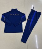 France Training Tracksuit Black (Kids And Man 10-2XL)  1:1  26-27