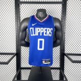 Los Angeles Clippers  Blue #0 WESTBROOK  1:1 Quality NBA  Season Jerseys 2023