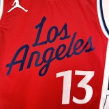 Los Angeles Clippers  Red #13 GEORGE  1:1 Quality NBA  Season Jerseys 2025