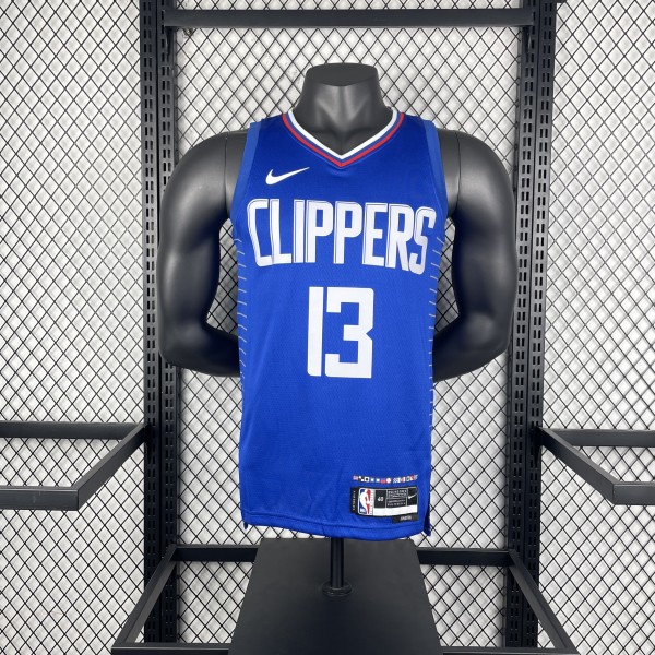Los Angeles Clippers  Blue #13 GEORGE  1:1 Quality NBA  Season Jerseys 2023
