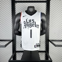 Los Angeles Clippers  Whute #1 HARDEN 1:1 Quality NBA  Season Jerseys 2021
