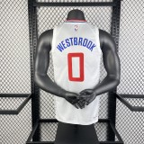 Los Angeles Clippers  White #0 WESTBROOK  1:1 Quality NBA  Season Jerseys 2023