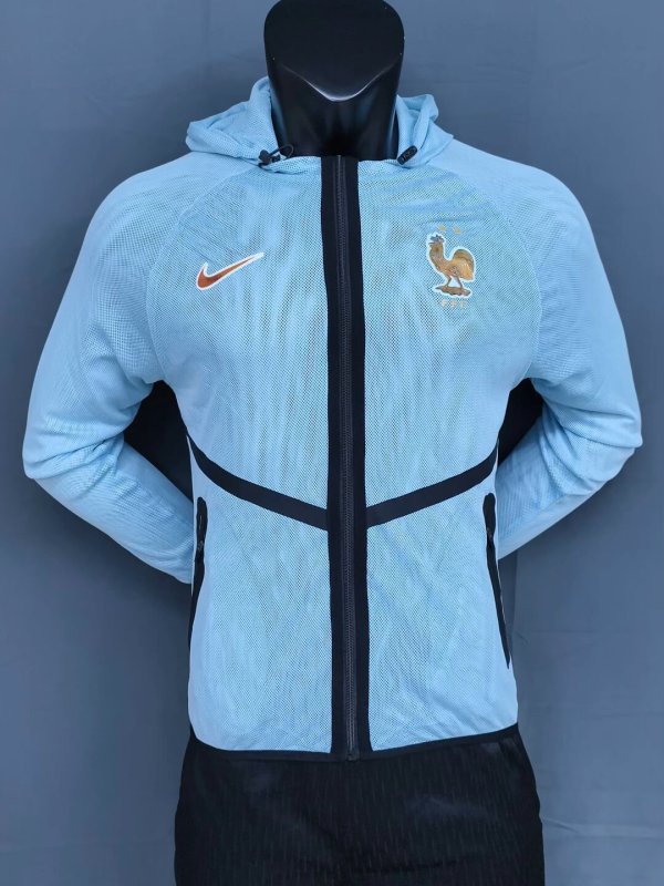 France Windbreaker  Green 1:1 Quality Soccer Jersey  26-27