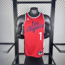 Los Angeles Clippers  Red #1 HARDEN 1:1 Quality NBA  Season Jerseys 2025