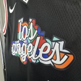 Los Angeles Clippers City Edition   Black  #1 HARDEN 1:1 Quality NBA  Season Jerseys 2023