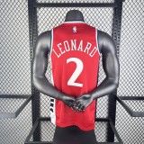 Los Angeles Clippers  Red #2 LRONARD  1:1 Quality NBA  Season Jerseys 2025