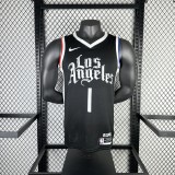 Los Angeles Clippers  Black  #1 HARDEN 1:1 Quality NBA  Season Jerseys 2021