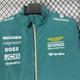 F1 Aston Martin  Windbreaker  Green 1:1 Quality Soccer Jersey  26-27
