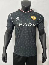 Retro Manchester United Black Player  1:1 Quality Soccer Jersey 26-27