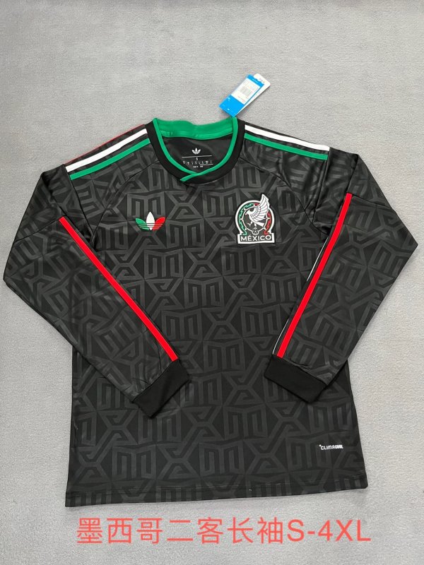 Mexico Two Away Long Sleeve 1:1 Quality Soccer Jersey 26-27 (2026)