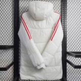 2023/24 Ad White Cotton Jacket 红三边