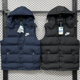 2026/27 NK Royal Blue Cotton Vest Jacket J5503 宝蓝色带帽
