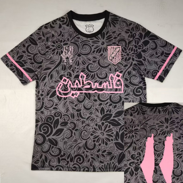 2025/26 FC Palestine Black Fans Soccer Jersey  背后带11