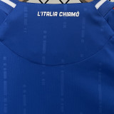2024/25 Italy Home Blue kids Soccer Jersey