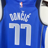 Mavericks DOECIC #77 Blue  Kids NBA Jersey 热压