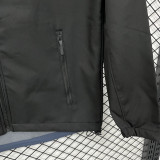 2026/27 Jordan Flight Black Outdoor Jacket # 立领RK907 不带帽